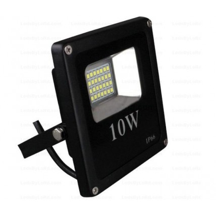 Refletor Led 10W  127V  220V - Bivolt Branco frio
