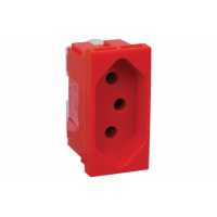 Módulo tomada composé Weg 10A Vermelho