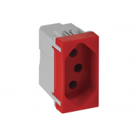 Módulo tomada composé Weg 10A Vermelho